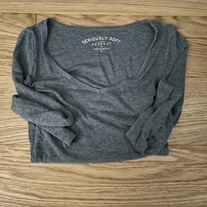 Seriously Soft Long Sleeve tight fit tee